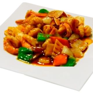 #54 Wok Gambas Picante