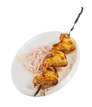Шашлык из куриных крыльев 