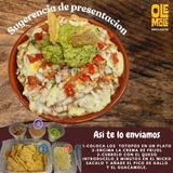 Nachos con guacamole