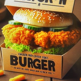 Cruncy burger 