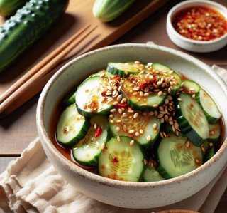 Ensalada De Pepino Picante