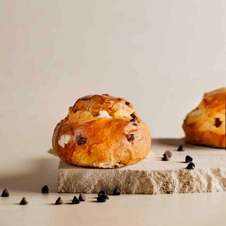 Cramique au chocolat et sucre