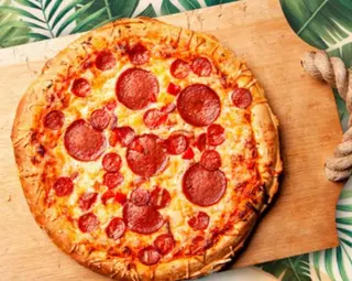 Pizza De Chorizo De Pavo (Mediana)