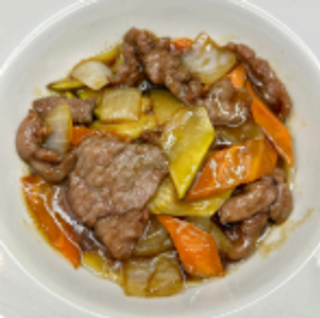 54. Ternera Con Salsa Ostras