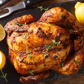 Poulet Rotie Sec