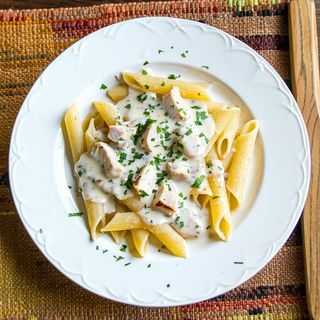 Penne Polo Alfredo