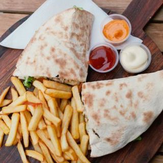 Makloub escalope panné 