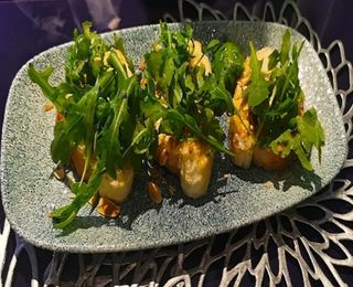 Grzanki z pieca z gorgonzolą