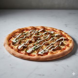 Pizza con kebap