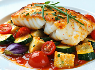 Plato De Bacalao Vizcaína