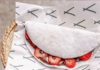 Tapioca fresa con chocolate