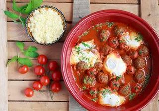 2 tagines viandes hachées aux œuf