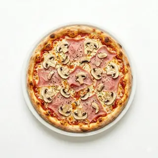 Pizza De Jamón Y Champiñón (30 Cm.)