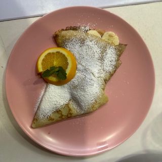 Блины с нутеллой и бананом