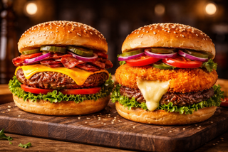 Burger Bacy klasyczny + Burger Klasyczny