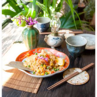 Arroz Frito Con Pollo