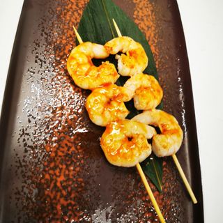 203. Spiedini di gamberi alla griglia - 3 pezzi