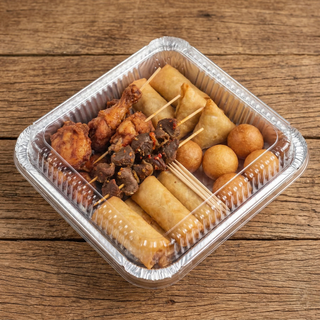 A standard pack of smallchops with chicken and gizzard