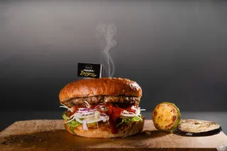 BBQ fit burger
