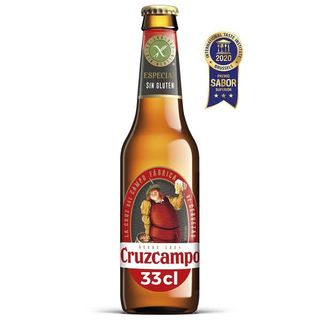 Cerveza Cruzcampo Sin Gluten Botellín (330 Ml.)