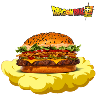 Super Saiyan Plant-Based Whopper