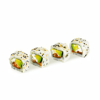 196 California De Aguacate Con Salmón Y Queso (8 Uds.)