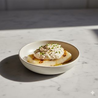 Baccalà mantecato con polenta