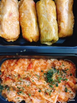 Varianta 3 post (Ciorba legume+Sarmale post cu varza calita+chifla ) 