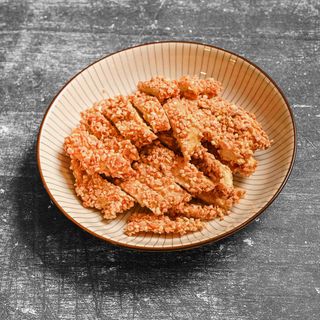 Pollo Rebozado con Almendra