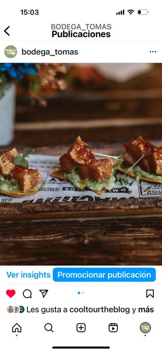 Torreznos de cerdo ibérico sobre totopos y guacamole
