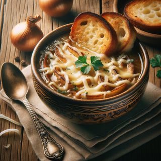 Supă de ceapă franțuzească