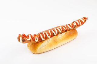  Hot dog lowen basis con patatine fritte