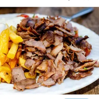 Plato kebab solo carne (grande)