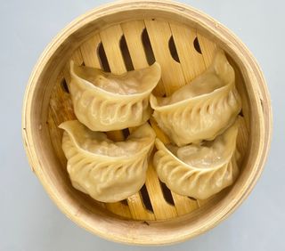 Gyoza vegetariani con kimchi - 4 pezzi