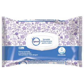 Servetele umede antibacteriene 60/set Igienol