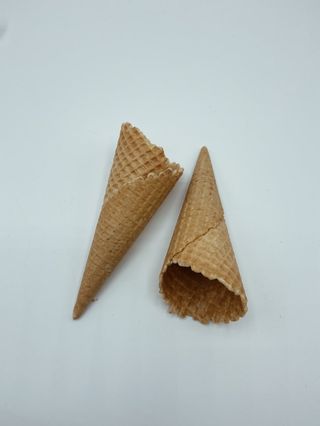 Coni cialda (vegan) - 2 pezzi