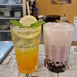 Taro latte