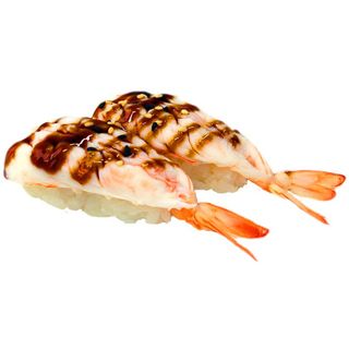 108. Nigiri Gambes Cuites I Salsa Anguila (2 Uds.)
