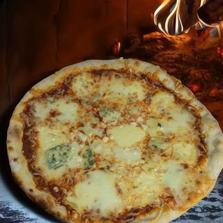 pizza 4 quesos (familiar)