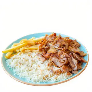 Plato De Falafel Con Arroz