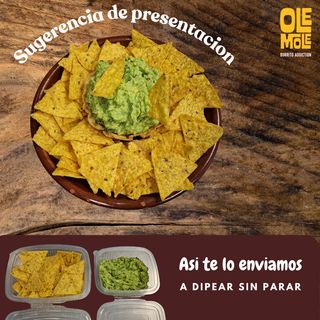 Guacamole con chips