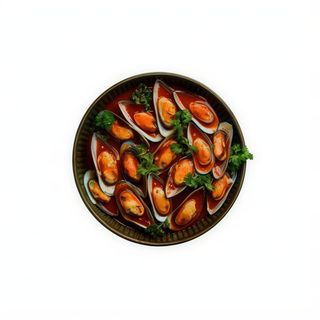 Mejillones En Salsa Ligeramente Picante