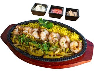 Nr 22- Qraydes Toum - Krewetki Królewskie w Imbirze i Czosnku