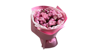 Silva pink roses /10 branches