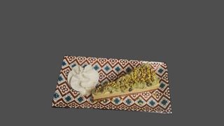 Cheesecake con crema al pistacchio