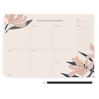 Planificador A4 S/V Blue Bloom - 8435743802598