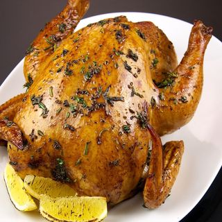 Pollo asado entero