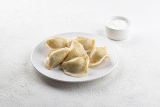 Вареники з яловичиною та куркою