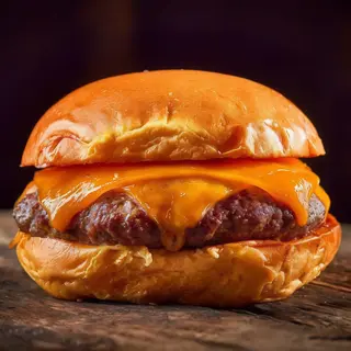 Burger clásica simple queso