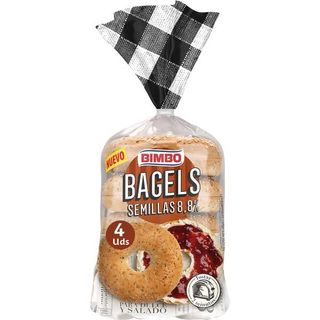 Bimbo Bagels W/ Seeds 8,8% 4 Units